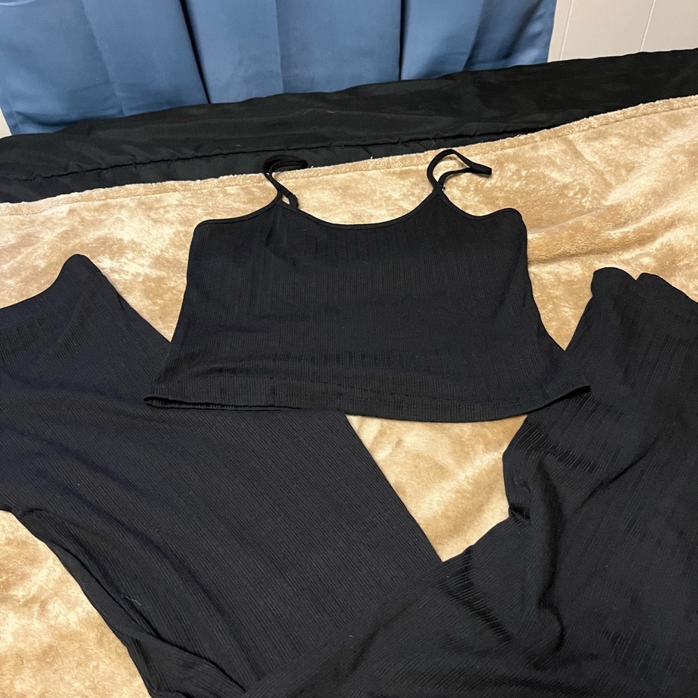 No Boundaries Black Ribbed Apparel